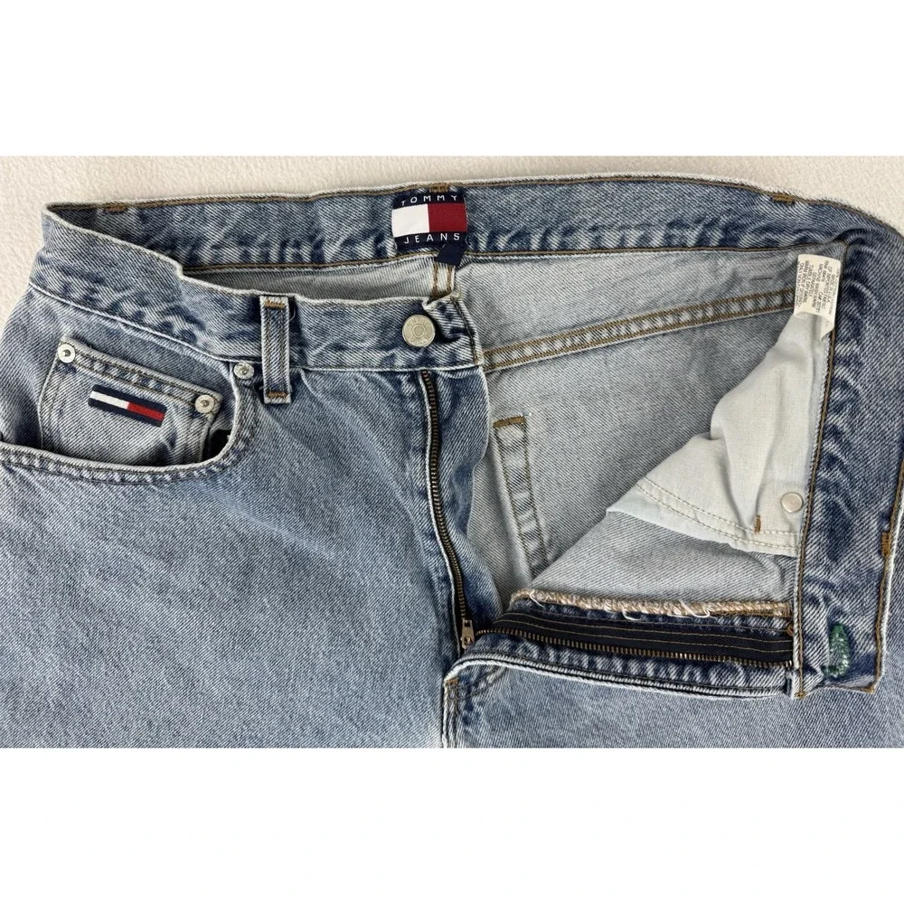 Vintage Tommy Hilfiger Freedom Jean Jeans 33x32‎ Flag Spellout Denim Y2K USA
